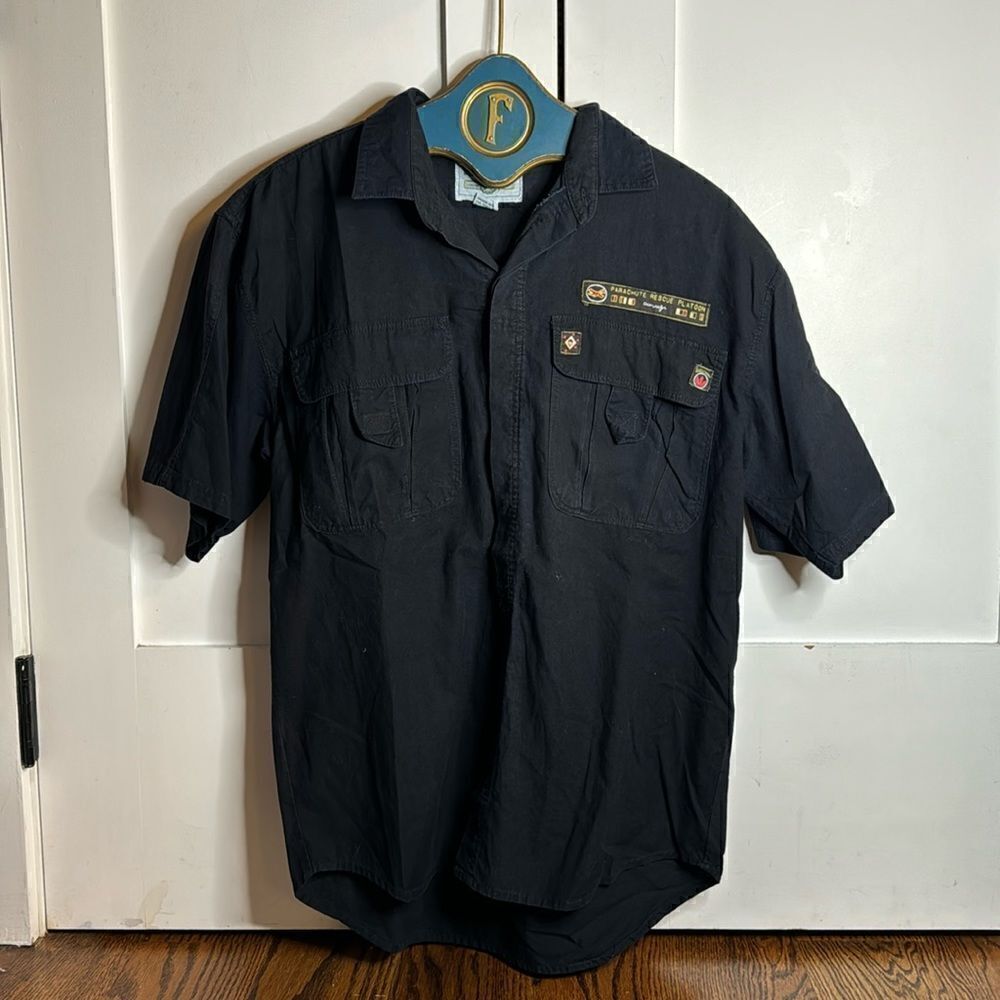 Vintage Pierregi Parachute Rescue Platoon Shirt - M